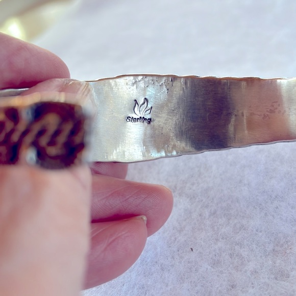 Onyx & Jasper Sterling Cuff - Picture 3 of 4